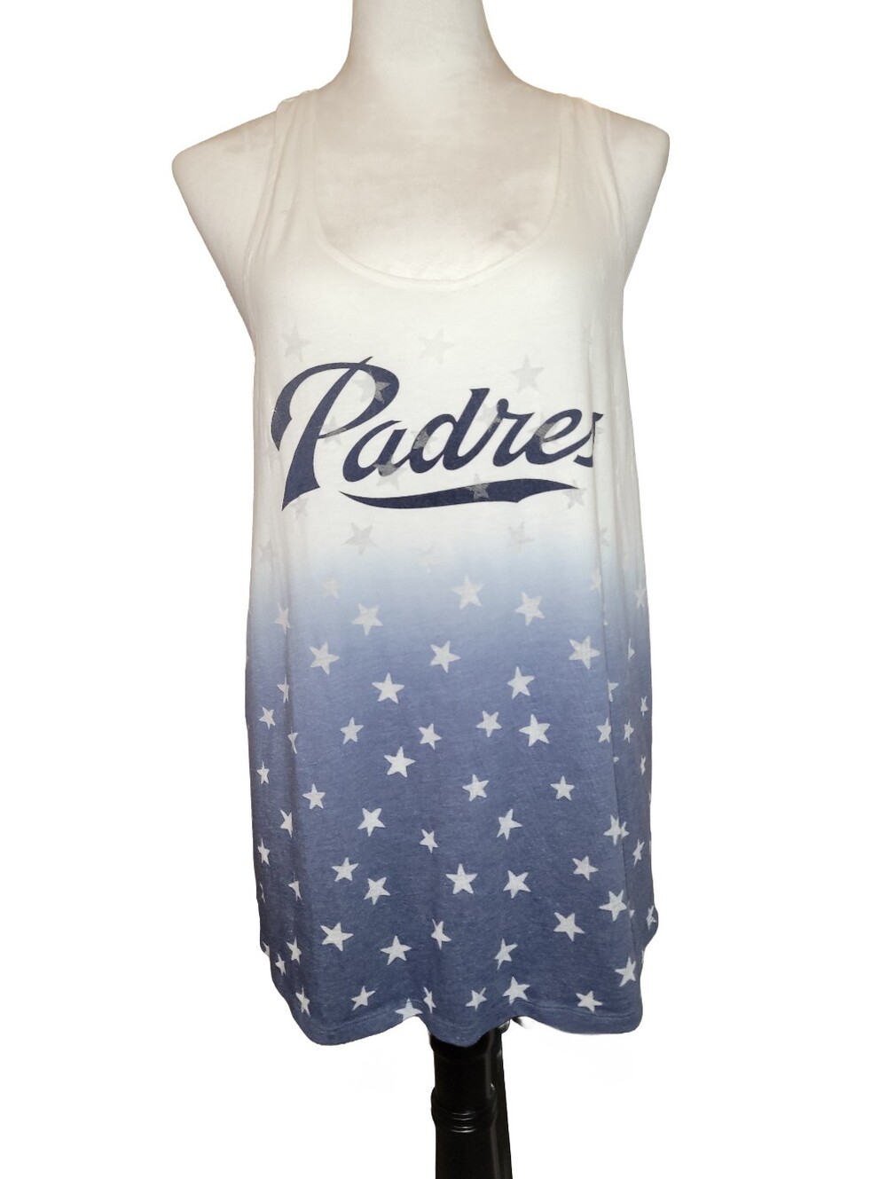 Victoria's Secret PINK x 5th & Ocean San Diego Padres Racerback Tank Top Large